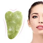 Jade Wholesale Green Body Facial Scraping Massage Tool Jade Guasha Set Gua Sha Stone