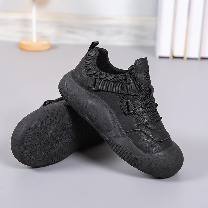 Hot Sale Thick-sole Trendy Light-weight Women's Sneakers Lace-Up Outdoor running Casual Shoes