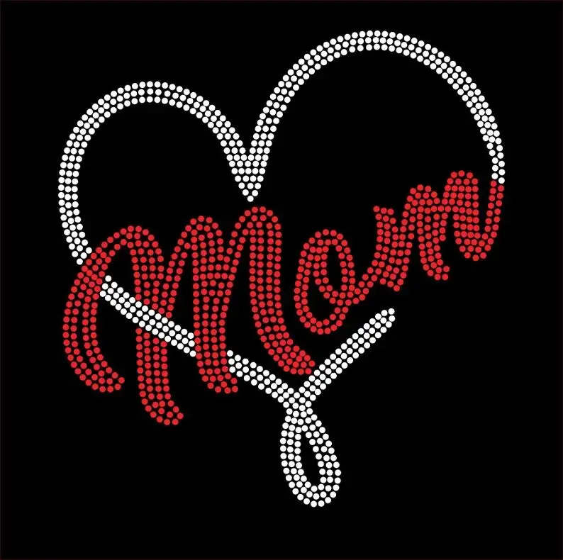 Free sample Jesus me letter rhinestone transfer designs iron on transfer decals Heat Transfer For Hoodies
