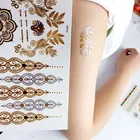 Hot Selling Reuse Safe And Harmless Temporary Glitter Tattoo Template