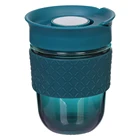 12oz 18oz Reusable Glass Color Changing Cup With Lids