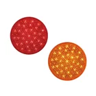 Tail Lights Waterproof Round Flash Led Truck Signal Stop Turn Tail Lights