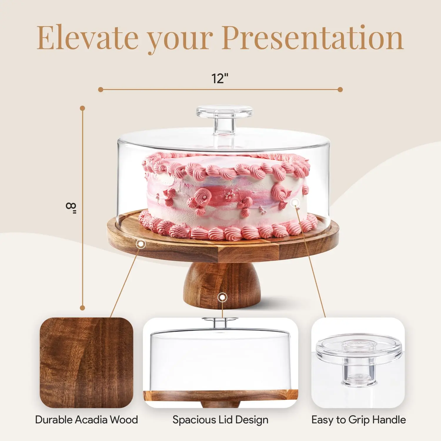 product luxurious cake stand cake display baking tools for upscale events carefully crafted for your sweetest cake decorating supplies-13
