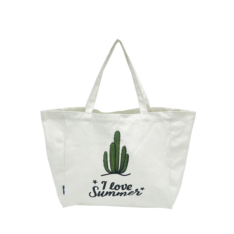 Custom Cotton Canvas Shopping Shoulder Tote Bags details