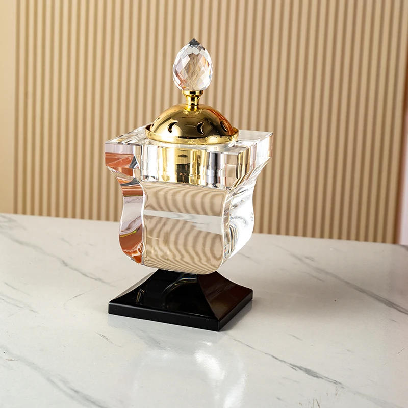 product cheap wholesale factory direct sales home decoration air purification glass crystal aromatherapy stove-5