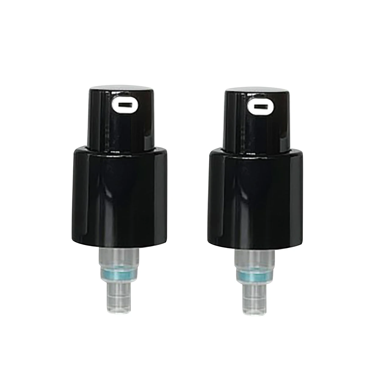 415 cosmetic treatment pump 18mm external spring emulsion pump 18mm cosmetic black pump head425-30