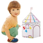 Diy Toys Toy Educational Coloring Drawing Pattern For Kids DIY Paper Toys 3D Puzzle Building Mongolia House Toy DIY