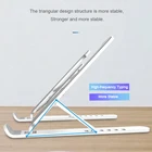 Desk Foldable Laptop Stand Desk ABS Ergonomic Portable Plastic Foldable Adjustable Laptop Stand Desk Organizer