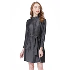 Clothing Winter Trendy Style Washable Zip Up Stand Collar Women's Clothing Winter Long Coat