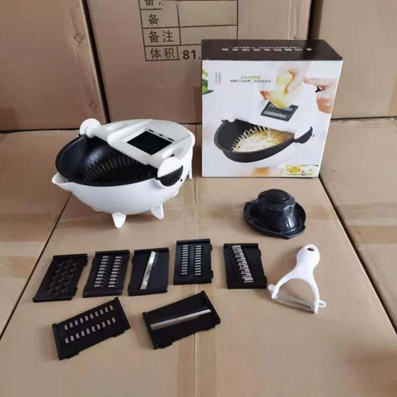 Quality Eco-Friendly Multi-Functional Vegetable Chopper Machine Manual Chopper for Home Use Boxed Packaging