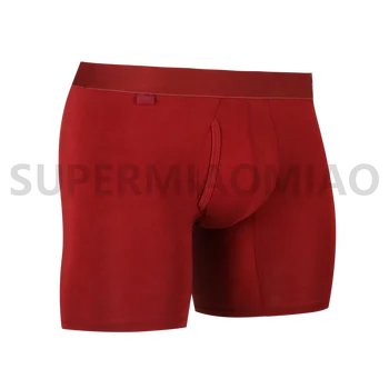 ethical sustainable compostable packaging underwear men custom man classical bamboo cotton boxer shorts ultra cotton and bamboo
