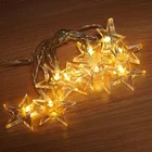 Christmas Night Light String Led Lights Outdoor Led Christmas Star Night String Light