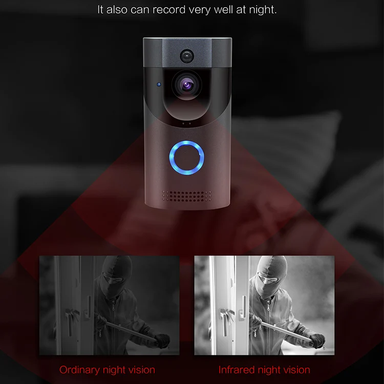 Mobile Phone Control 1080P HD Camera Wireless wifi Smart Door Bell