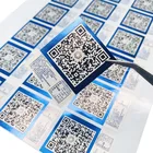 Self Adhesive Stickers China Factory Custom Printing Self Adhesive Paper Stickers Bar Code Label