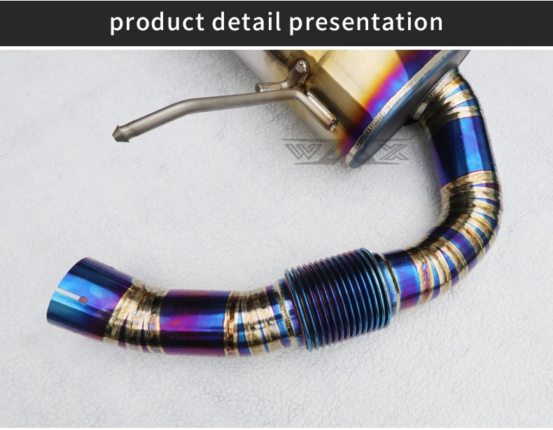 Titanium Performance Electric Valvetronic Exhaust System Catback with remote control For BMW I8 2014-2021