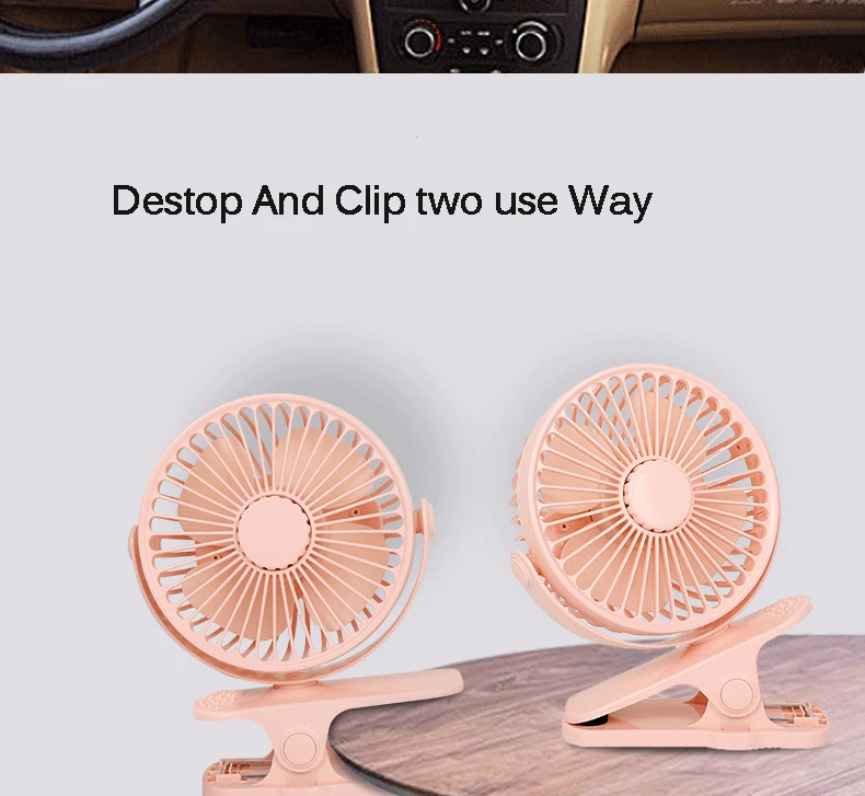Desk Clip Multi-functional Fan, Portable, 5, Battery - detail 24