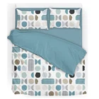 Blue Set Bedding Duvet Set Made In China Superior Quality Blue Stripe Duvet Cover Set Bedding Set