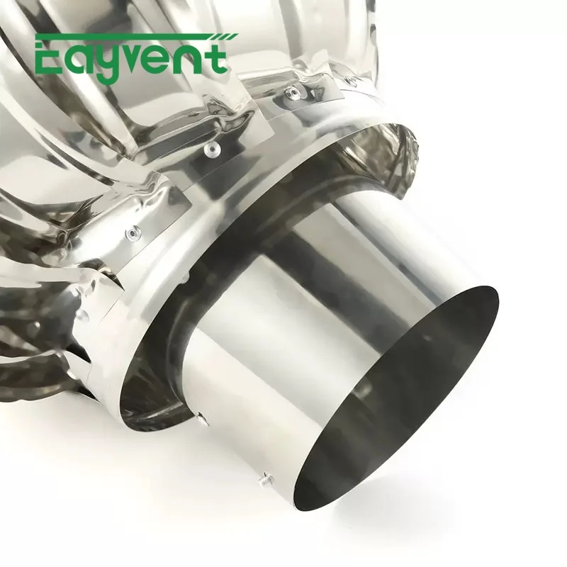 Steel Roof Turbine Ventilator, not include, Stainless Steel - detail 2