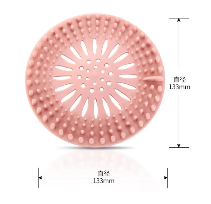 Hair Catcher,  Durable Silicone Hair Stopper Shower Drain Covers Protector for Bathtubs & Showers