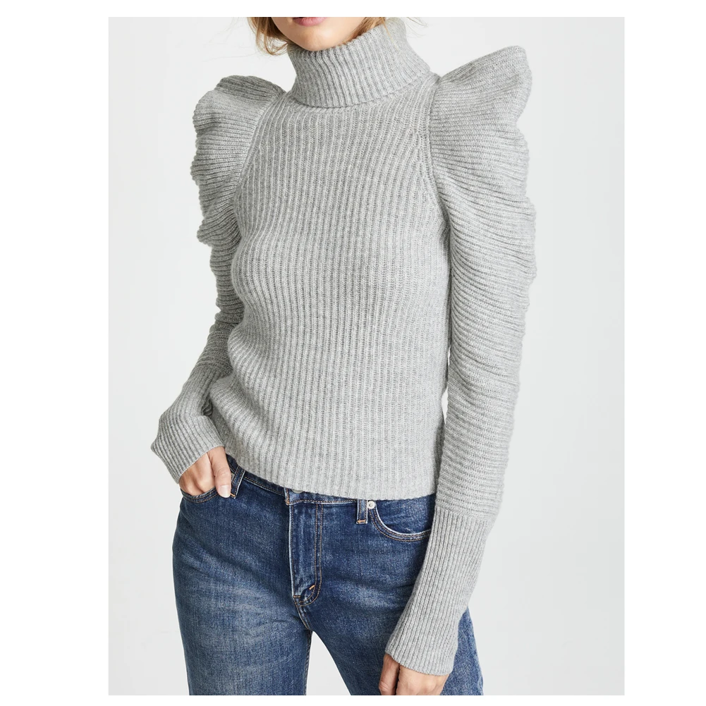 alc puff sleeve sweater