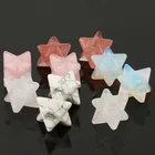 Pointed Gemstones Natural Stone Merkaba 6 Pointed Star Hexagram Healing Gemstones
