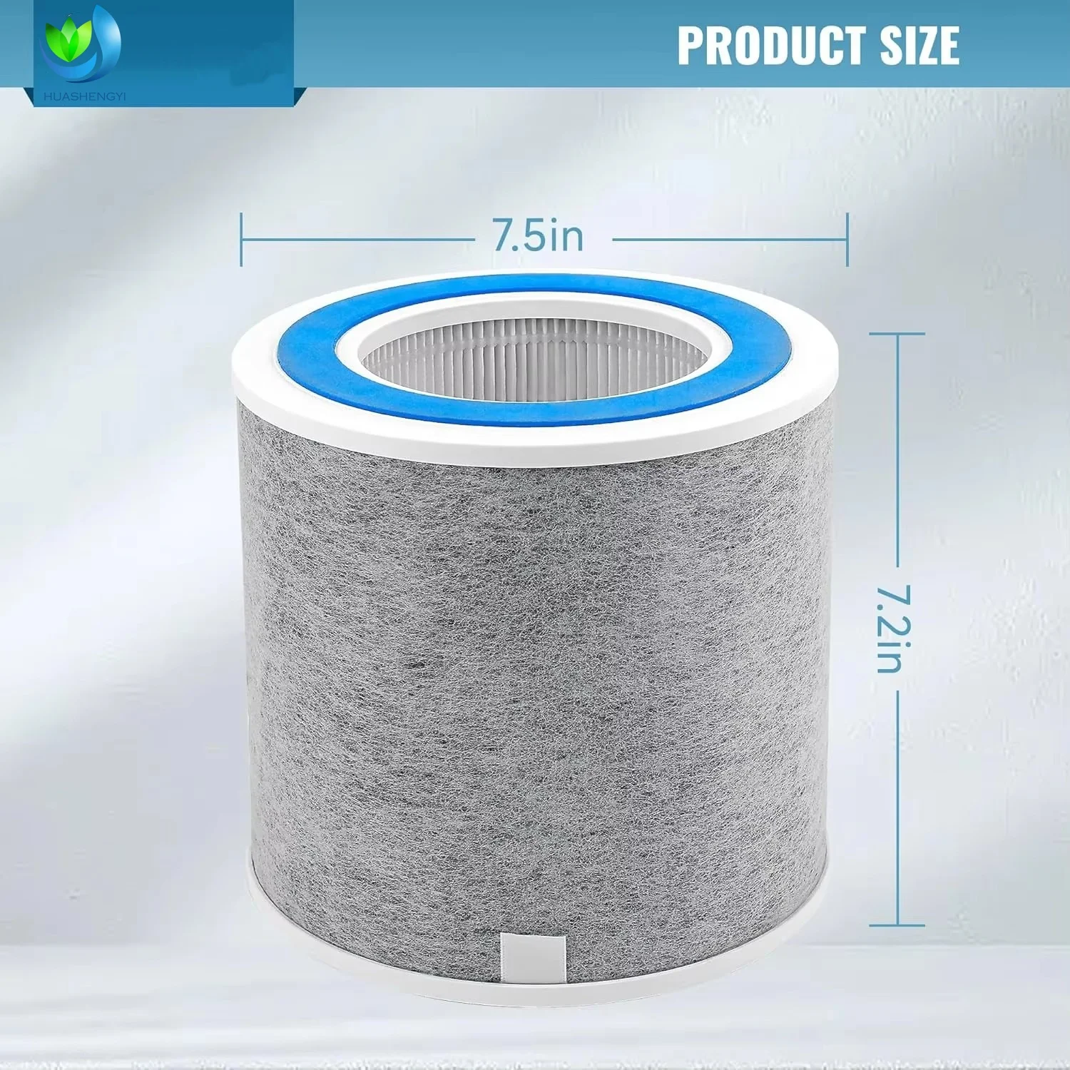 product activated carbon filter hp102 pleated merv 13 compatible for air purifier hp100 hp102 3 in 1 models hc450 hc451 hc452 hc455-3