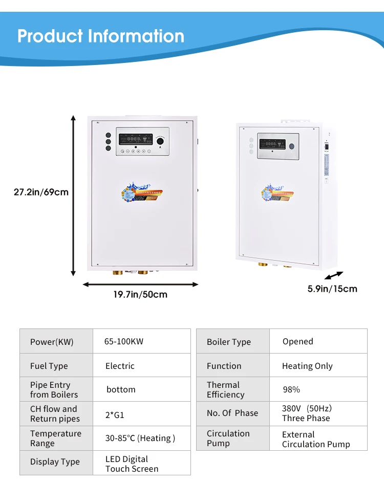 Electric Boiler, 380V, 100KW - detail 32