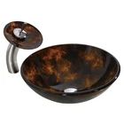 Piece Wash Free Standing Table Top Color Ceramic Art Lavabo 1 Piece Thin Edge Wash Hand Basin Sizes Bathroom Sink