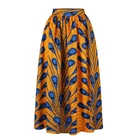 Women Long Skirt Womens Skirts Women High Elastic Waist 100% Polyester Women Printing Long Plus Size Skirt Womens Skirts