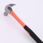Tool Hammer Professional Carbon Steel Hand Tool Fiberglass Handle Claw Hammer