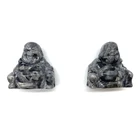 Quartz Natural Rose Quartz Crystal Laughing Buddha Quartz Hand Carved Stone Statue In Hot Sale