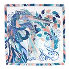 Square Scarf 100 Pure Silk Scarves Printing Service Designer Women Square Custom Silk Scarf With Logo