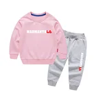 Cotton Long OEM Autumn Spring Unisex Cotton Long Sleeve Hoodies Cartoon Letter Children Hoodies Set