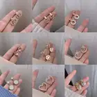 Gold Jewelry Factory Outlet Wholesale Fashion 24K Gold Plated Dubai Gold Jewelry Hoop Stud Jewelry Earrings
