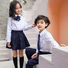 High School Classic High Quality School Girl Uniform Simple Custom Logo Girl School Uniform