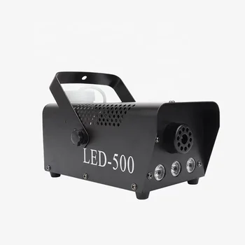 500W Smoke Machine Portable LED Smoke Machine with Remote Control Stage Light for Wedding Bar Party
