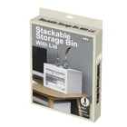 Storage Stackable Storage Bins Plastic Storage Baskets Stackable Storage Bins For Food Snacks Bottles Toys Toiletries