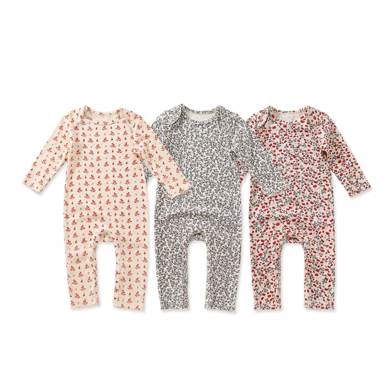 Baby Rompers Cotton Newborn Clothes Long Sleeve Infant Jumpsuits Boys and Girls Toddler Outfit for Spring and Autumn