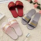 Factory Wholesale Satin Bride And Bridesmaid Slippers For Wedding Bachelorette Party Fancy Luxury Slippers