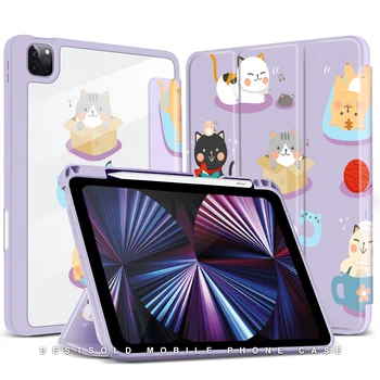 Custom Design IMD TPU+PC Case for Apple iPad Pro 12.9 11 10.5'' Smart Cover for iPad Air 3 Magnet Leather iPad Pro Case
