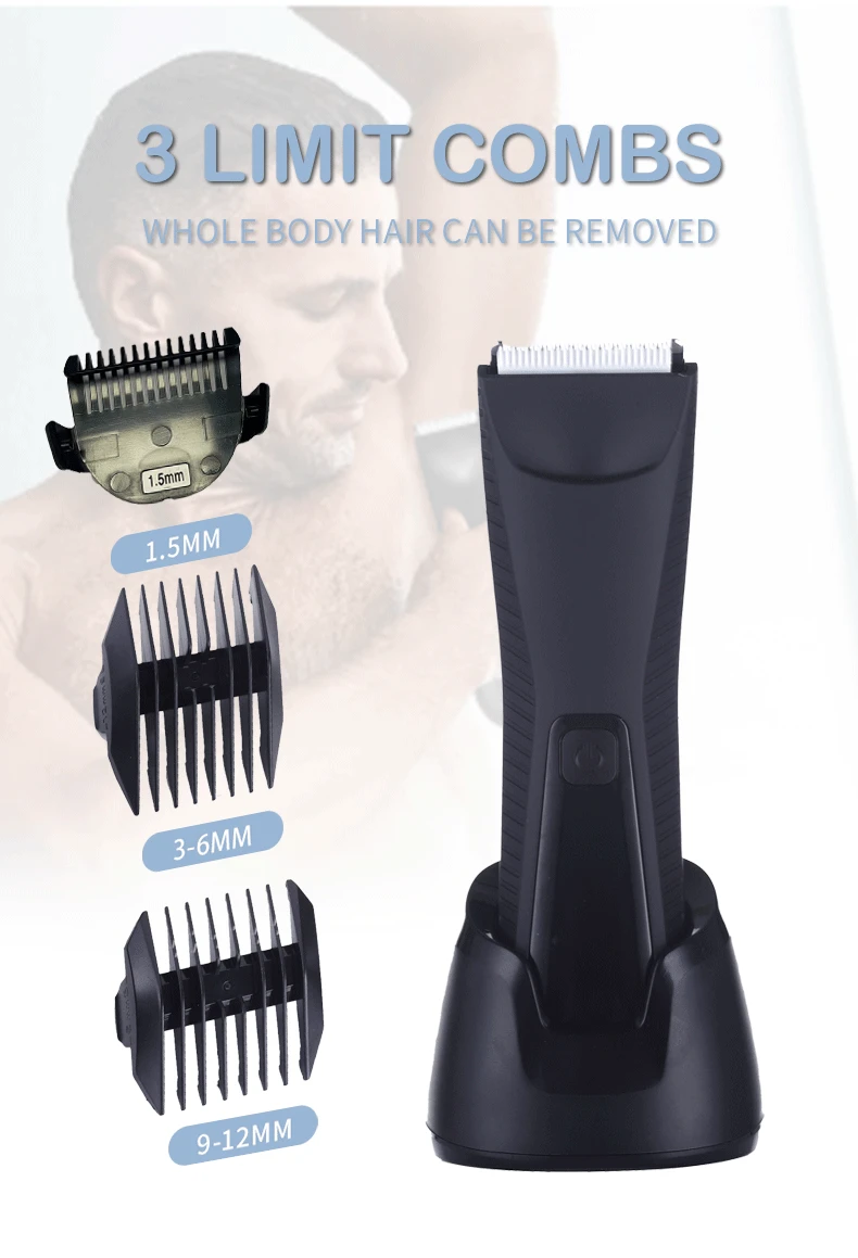 Men's Shaver,Body Hair Trimmer With Charging Base,Private Hair Remover