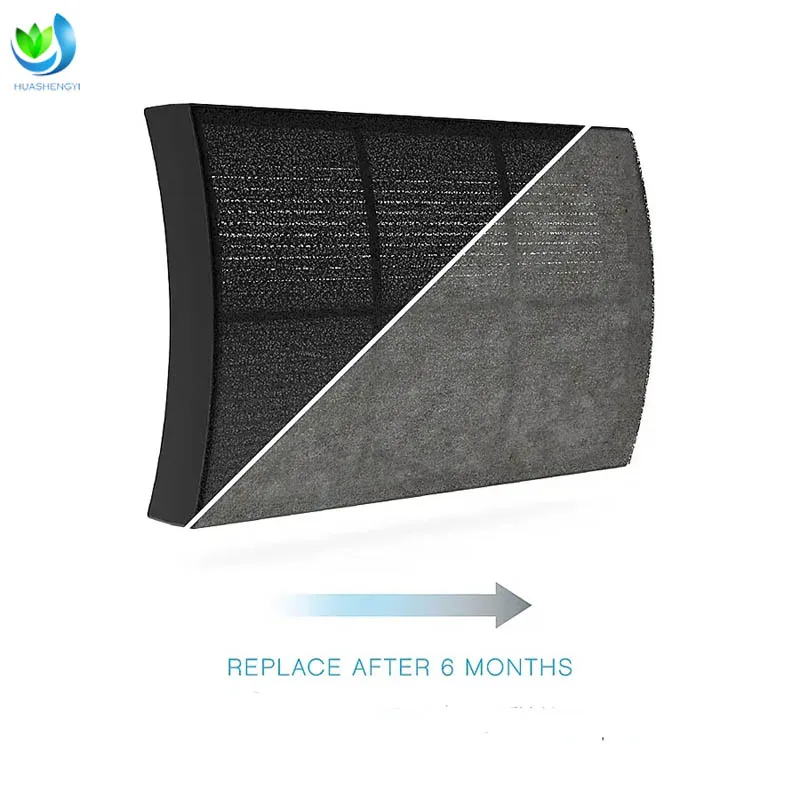 product customize replacement for purezone air purifier filter 2 in 1 true h12 h13 hepa activated carbon high efficiency air filter-4