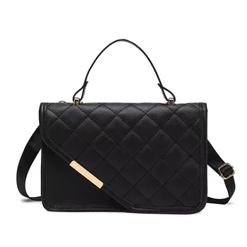 2024 Hot Sale Small Square Bag Korean Version Ladies Shoulder Crossbody Leather Handbag For Women