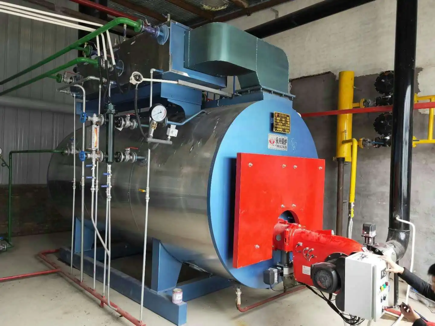 Steam Boiler, 100-1000kg, 0.1t, Carbon Steel - detail 30