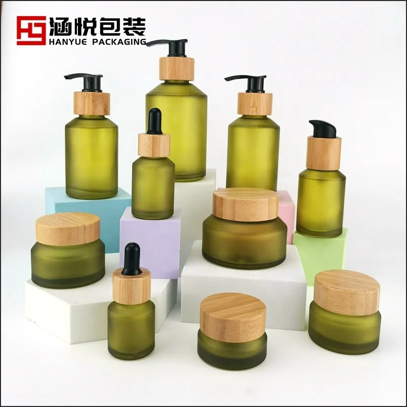 Inclined Shoulder Olive Green Glass Bottle Ml Ml Ml Ml