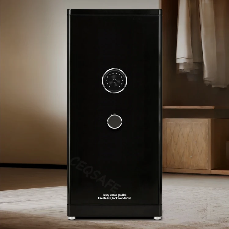 product ceqsafe face recognition tuya app wifi electronic digital fingerprint lock smart safe box for hotel home use-3