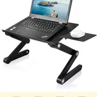 Bed Laptop Stand Wholesale Ergonomic Laptop Stand With Cooling Fan Portable Foldable For Standing Desk Bed And Sofa