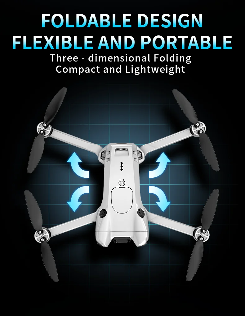 Drone M4 ultra-convivial pour les débutants GPS télécommande haute longue portée connectivité WIFI suivez-moi Drone cadeau d'évitement d'obstacles