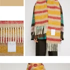 Hot Scarf Fashion Stylish Hot Selling Faux Wool Striped Lady Scarf Winter - FASHION DESIGN