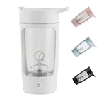 Bottle 22oz Tritan Glass Electric Shaker Bottle With USB Leak-proof And BPA Free